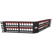 Furukawa Patch Panel Descarregado 48 portas Angular 2U
