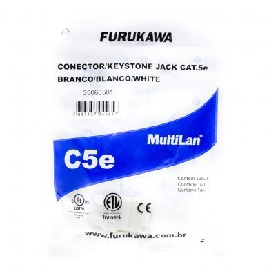 Furukawa Conector Femea Multilan CAT.5e Branco