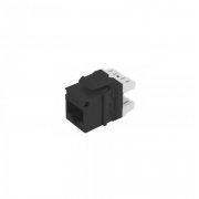 Furukawa Conector CAT6A Femea U/UTP Gigalan Augmented Rohs Cor: Preto