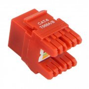 Furukawa Conector CAT6A Femea U/UTP Gigalan Augmented Rohs Cor: Vermelho