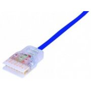 Patch Cord Furukawa CAT5e (VOZ) Fisafle RJ-45/110IDC 2P, Comprimento 3.0m, Cor Azul