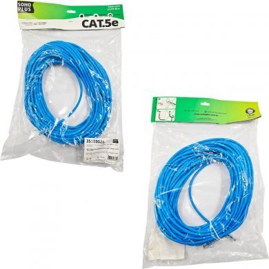 35103028 Furukawa patch cord CAT5E U/UTP Sohoplus CMX 20 metros azul
