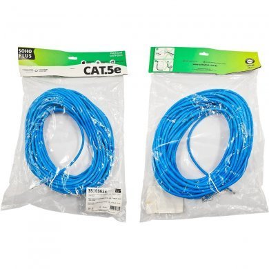 35103028 Furukawa patch cord CAT5E U/UTP Sohoplus CMX 20 metros azul