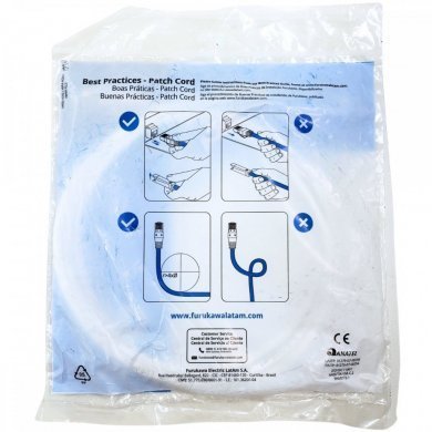35103046 Furukawa Patch Cord CAT.5E CM 1.5m Branco