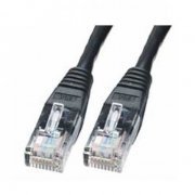 Furukawa Patch Cord CAT.5E Multilan 1m U/UTP, Canal com até 4 Conexões, Cor Preto