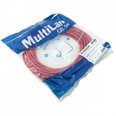 35103310 Furukawa Patch Cord CAT.5E CM 8 Metros Vermelho