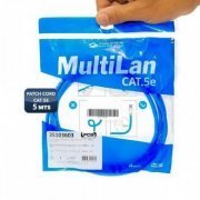 Furukawa Patch Cord CAT.5E CM 5 metros Azul ANTIGO 35103607 ...