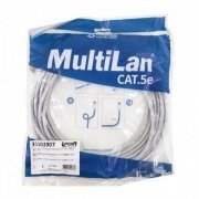 Furukawa patch cord rede U/UTP multilan CAT5E T568A 5 metros Cinza