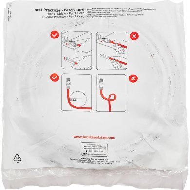 35105905 Patch Cord Blindado Furukawa CAT.5e 6m  Multilan Cinza