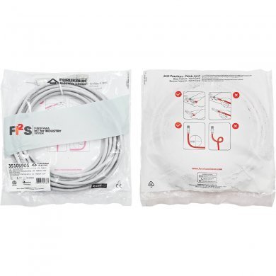35105905 Patch Cord Blindado Furukawa CAT.5e 6m  Multilan Cinza