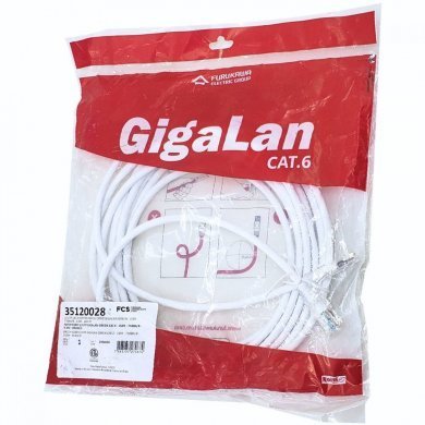 Patch Cord Furukawa CAT6 Metálico Gigalan 5M branco