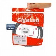 Furukawa patch cord CAT.6 CM 2.5m preto U/UTP T568A 