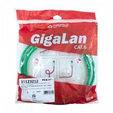35123212 Furukawa PATCH CORD UTP GIGALAN CAT.6 CM 1.5M VERDE