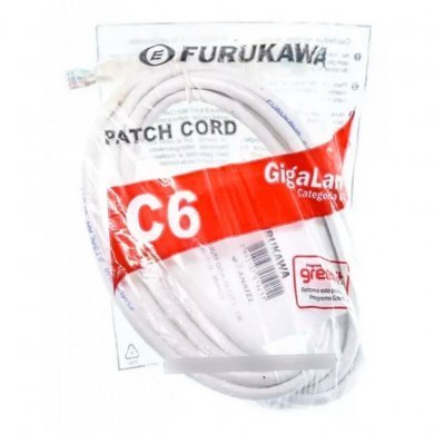 35123505 Furukawa patch cord CAT.6 Gigalan CM 3M branco