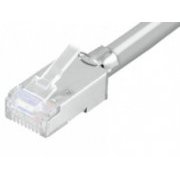 Furukawa Patch Cord Blindado CAT.6 0.5m Cinza F/UTP GIGALAN CAT.6 CM T568A/B Cinza