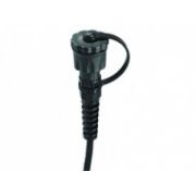 Patch Cord Furukawa CAT.6 U/UTP Gigalan Industrial IP67 T568A Cor: Preto 1.5 Metros