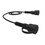 Furukawa Patch Cord Furukawa CAT.6 1.5 Metros CMX T568A/B Preto Industrial Hibrido Blindado TPU Multilan