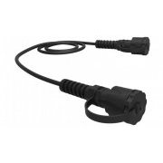 Furukawa Patch Cord CAT.6 F/UTP Blindado Industrial Hibrido Gigalan LSZH T568A/B 5 Metros Cor: Preto