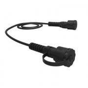 Furukawa Patch Cord Industrial Hibrido CAT.6 F/UTP GIGALAN LSZH T568A/B  1.5M PRETO TPU BLINDADO