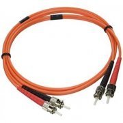Furukawa Cordão Duplex Multimodo ST/ST-SPC 1.5M om1 2 fibras 62.5/125 ST para ST polimento SPC, cor laranja 1.