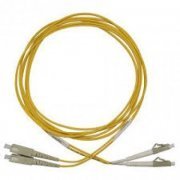 Furukawa Cordão Duplex Multimodo LC/SC-UPC 3.0M om2 2 fibras 50/125 LC para SC polimento UPC, cor Amarelo 3 me