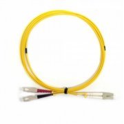 Furukawa Cordão Duplex Multimodo LC/SC-SPC 1.5M om2 2 fibras 50/125 LC para ST polimento SPC, cor amarelo 1.5 