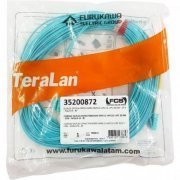 Furukawa Cordão Optico Duplex Multimodo LC/LC 20M OM3 2 fibras 50/125 LC/LC polimento UPC, cor acqua 20 metros