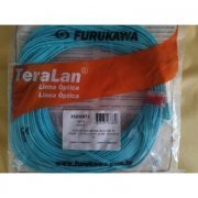 Furukawa Cordão Optico Duplex Multimodo LC/LC 20M OM3 2 fibras 50/125 LC/LC polimento UPC, cor acqua 20 metros