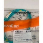 Furukawa Cordão Duplex Multimodo LC/LC-UPC 3M om4 2 fibras 50/125 LC para LC polimento UPC LSZH, cor acqua 3 m