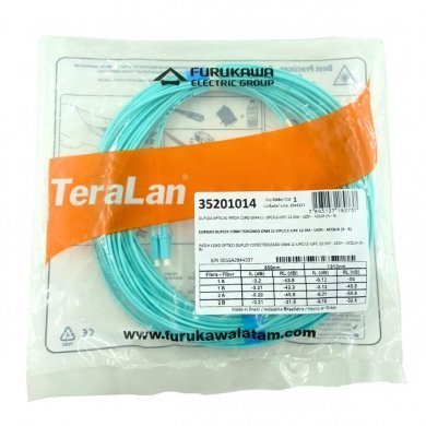 35201014 Furukawa Cordão Optico duplex OM4 LSZH LC/LC 12m