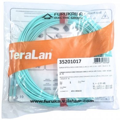 35201017 Furukawa Cordão Duplex OM4 LC-UPC/LC-UPC LSZH 21m