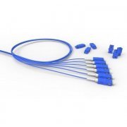 Furukawa Extensão Duplex Monomodo ST-UPC 1.5M 2 fibras 9/125 ST polimento UPC, cor Azul 1.5 metros