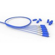 Furukawa Extensão 6F Multimodo OM4 LC-UPC D0.9 1.5M OM4 6 fibras 50/125 LC polimento UPC COG acqua 1.5 metros 