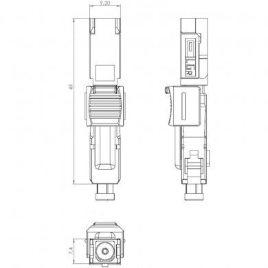 35400089 FURUKAWA Conector optico de campo SM SC-APC