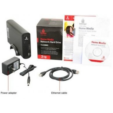 35766 NAS Iomega 2TB Drive Home Media Ethernet