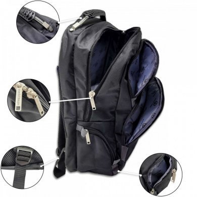 3605A World Bags mochila executiva steel 3605A notebook