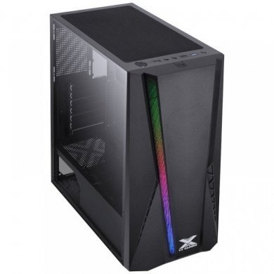36267 Vinik gabinete gamer VX Gaming Feux RGB preto
