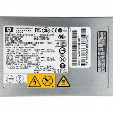 399771-001 HPE fonte redundante ProLiant 1000 Watts