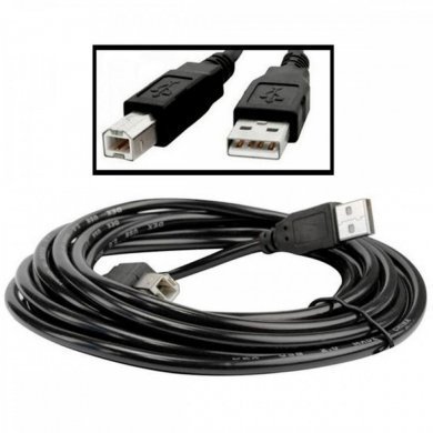 Cabo impressora USB 2.0 para USB B 1.5m