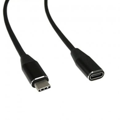 3.1.455 Cabo extensor USB Tipo C Macho para Tipo C Femea