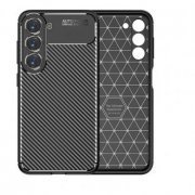 Capa para Samsung Galaxy S23 Fibra de Carbono TPU Preto