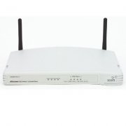 Modem ADSL+ Roteador Wireless 3Com 54Mbps 2.4GHz + 4x L Padrão IEEE802.11b/g 54Mbps, Portas: 4x LAN 10/100 Aut