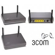 Access Point 3Com c/ Modem ADSL + Wireless 54/300 Mbps, 300 Mbps performance, Frequency band: 2.4-2.4835 GHz, 