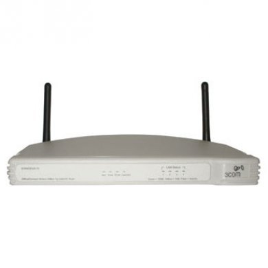 3CRWER100-75 Roteador Wireless 3Com 3CRWER100-75 2.4Ghz 54Mbps - 1x WAN + 4x L