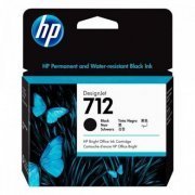 Cartucho HP 712 preto 80ml Plotter T210 T230 T250 T630 T650