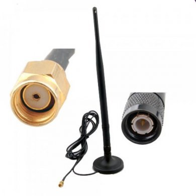 3G-7dBi-RP-SMA Antena Omnidirecional 3G 7dBi Frequências 824-960/1710-2200MHz, 