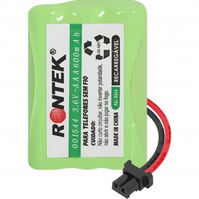 3RT600AAA.UN Rontek Bateria para Telefone sem Fio AAA 3,6V