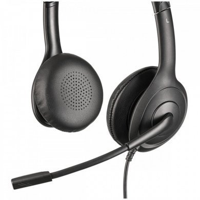 4010007 Intelbras Headset Biauricular WHS 60 Duo USB preto