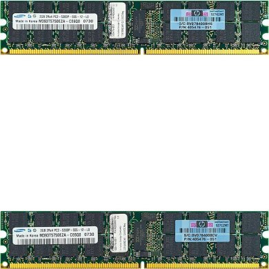405476-051 Memoria HP 4GB 2x 2GB DDR2 667MHz ECC