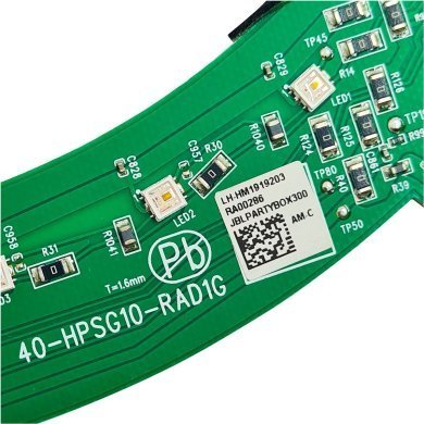 40-HPSG10-RAD1G Placa circular de LED para caixa de som JBL Partybox 300